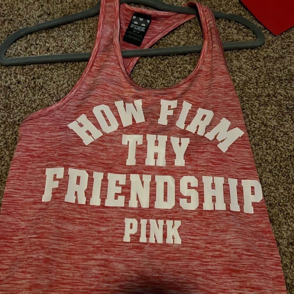 Red Ohio state tank top